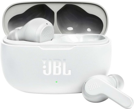  Беспроводные наушники TWS JBL Wave 200 BT5.0/48mAh (500mAh)/5ч/USB-C белая