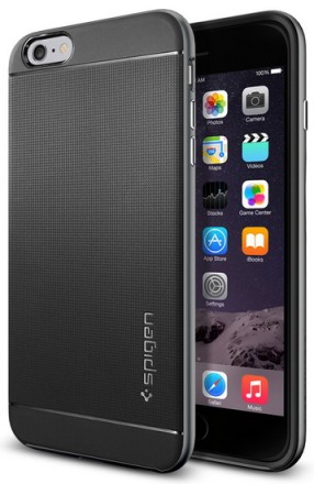 Чехол Spigen для i-Phone 6 Plus Neo Hybrid Series SGP11064 стальной