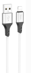Usb Кабель-зарядка Lightning Hoco X86 2.4A 1м белый