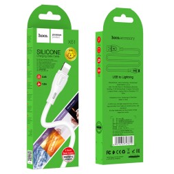 Usb Кабель-зарядка Lightning Hoco X61 Ultimate 1м белый