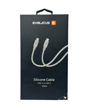  Usb Кабель-зарядка Type-C на Type-C Evelatus 60W 1.2м белый