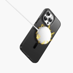 Накладка для i-Phone 14 Pro Keephone Magviar Magsafe черная