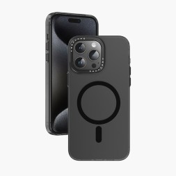 Накладка для i-Phone 14 Pro Keephone Magviar Magsafe черная