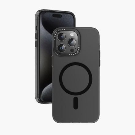  Накладка для i-Phone 14 Pro Keephone Magviar Magsafe черная