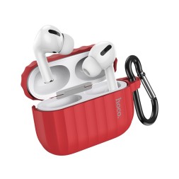 Силиконовый чехол для AirPods Pro Hoco WB20 красный