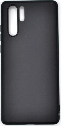  Чехол-накладка для Huawei P30 Pro силикон матовый чёрный