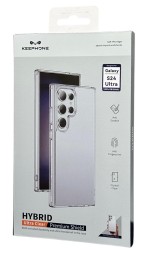 Накладка для Samsung Galaxy S24 Ultra Keephone Hybrid Ultra Clear прозрачный
