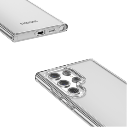 Накладка для Samsung Galaxy S24 Ultra Keephone Hybrid Ultra Clear прозрачный