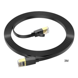 Патчкорд Hoco US02 RJ45-RJ45 3м черный