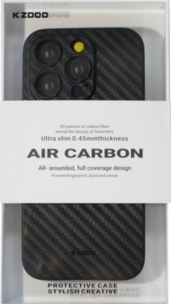  Накладка для i-Phone 14 Pro 6.1&quot; K-Doo Air Carbon пластик чёрная