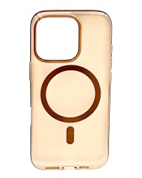 Накладка для i-Phone 16 Pro Keephone X-Crystal MagSnap Anti Yellowing титан прозрачный