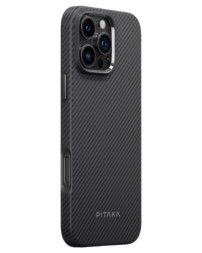 Накладка для i-Phone 16 Pro 6.3&quot; Pitaka Military-Grade Protective Case&amp;Grip 3 черно-серый