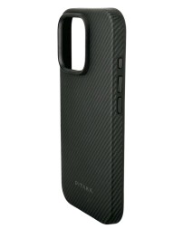 Накладка для i-Phone 16 Pro 6.3&quot; Pitaka Military-Grade Protective Case&amp;Grip 3 черно-серый