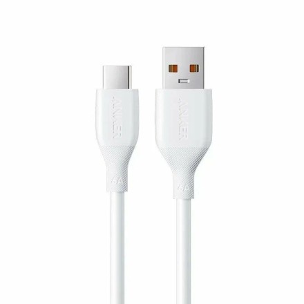  Usb Кабель-зарядка Type-C Anker (A8001621) 6A 1м белый