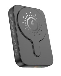 Powerbank с беспроводной зарядкой Hoco J117A Magnetic Wireless 10000mAh 20W черный