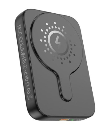  Powerbank с беспроводной зарядкой Hoco J117A Magnetic Wireless 10000mAh 20W черный
