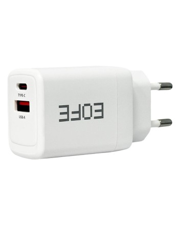  Сетевое зарядное устройство EOFE E402 1C/1USB 45W белое