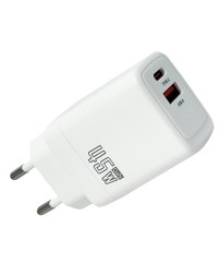 Сетевое зарядное устройство EOFE E402 1C/1USB 45W белое