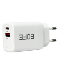 Сетевое зарядное устройство EOFE E402 1C/1USB 45W белое