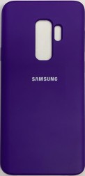 Накладка для Samsung Galaxy S9 Plus Silicone cover фиолетовая