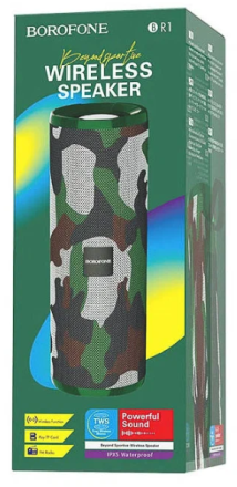  Bluetooth колонка Borofone BR1 Beyond sportive IPX5 TWS V5.0 хаки