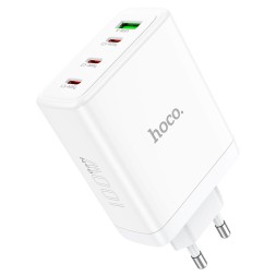 Сетевое зар. устр. Hoco N31 GaN 1USB/3USB-С 100W белое