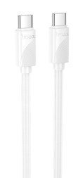Usb Кабель-зарядка Type-C на Type-C Hoco X114 3A 60W 1м силиконовый белый