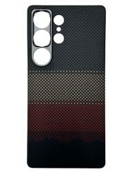 Накладка для Samsung Galaxy S25 Ultra Keephone Kevlar Sunlit Magsafe коричневый