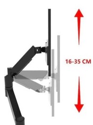 Кронштейн для монитора Model-003 настольное крепление черный