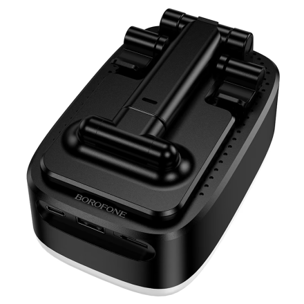  Держатель-подставка для телефона/колонка/встроенный powerbank Borofone BR200 черный