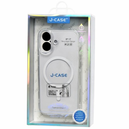  Накладка для i-Phone 17 J-Case Magsafe силикон прозрачный