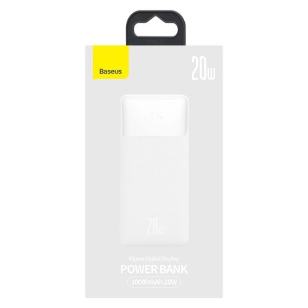  Powerbank Baseus Bipow Digital Display PD3.0 + QC3.0 20W 10000mAh (PPDML-L02) белый