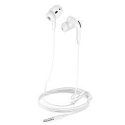Стереонаушники Hoco M1 Pro с микрофоном 1.2м белые