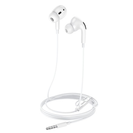  Стереонаушники Hoco M1 Pro с микрофоном 1.2м белые