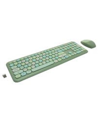 Комплект клавиатура+мышь мультимедийный Smartbuy 666395 зеленый (SBC-666395AG-G)