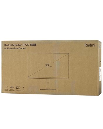  Монитор Redmi 27" G27Q (2025) 180Hz/2560x1440/1мс (P27QCB-RG) черный