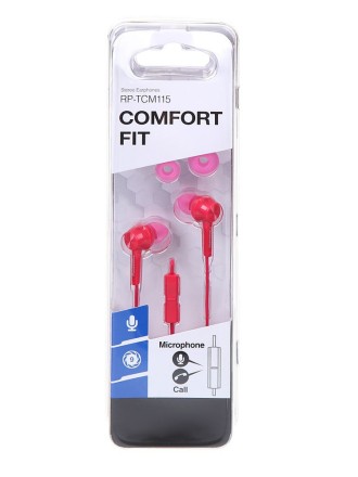 Стереонаушники Panasonic RP-TCM115GCP розовые