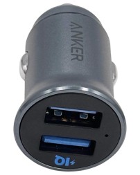Автомобильное зар. устр. Anker A2727 2USB 24W темно-серый