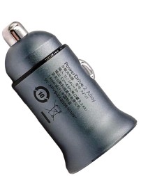 Автомобильное зар. устр. Anker A2727 2USB 24W темно-серый