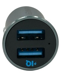 Автомобильное зар. устр. Anker A2727 24W 2USB темно-серый
