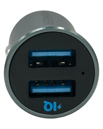 Автомобильное зар. устр. Anker A2727 24W 2USB темно-серый