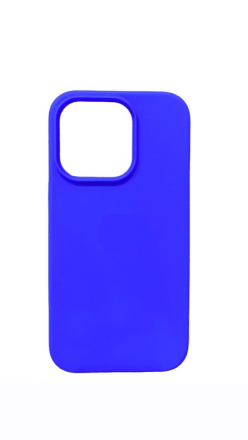  Чехол-накладка i-Phone 15 Pro Silicone icase №40 ярко-синяя