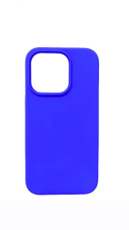 Чехол-накладка i-Phone 15 Pro Silicone icase №40 ярко-синяя