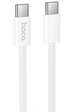  Usb Кабель-зарядка Type-C на Type-C Hoco X105 60W 1м белый