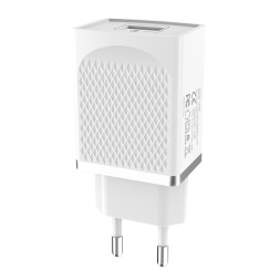 Сетевое зар. устр. Hoco C42A 1USB QC3.0 3A 18W белое