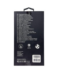 Usb Кабель-зарядка Type-C на Lightning Evelatus 60W 1.2м в тканевой оплетке черный