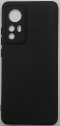 Чехол-накладка для Xiaomi Mi 12X силикон матовый чёрный