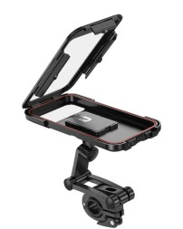 Держатель для мото/вело Hoco CA101 4.5"-7.0" с защитным экраном черный