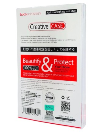  Накладка для i-Phone 16 Pro Hoco Light силикон прозрачный