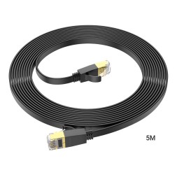 Патчкорд Hoco US02 RJ45-RJ45 5м черный